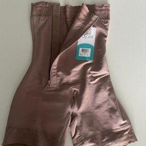 Strapless Mid-Leg Girdle with Zipper